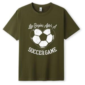 Life Begins After A Soccer Game T-Shirt - Image 5