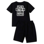 Life Is Better In Boxing Gloves Short Tracksuit