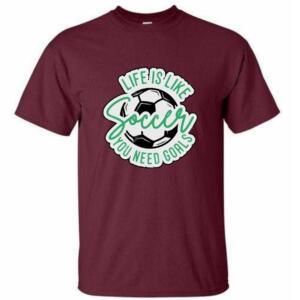 Life Is Like A Soccer You Need Goals T-Shirt - Image 4