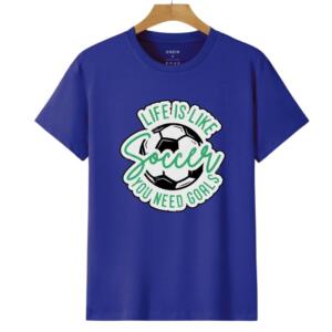 Life Is Like A Soccer You Need Goals T-Shirt - Image 6