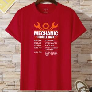 Mechanic Hourly Rates T-Shirt - Image 8