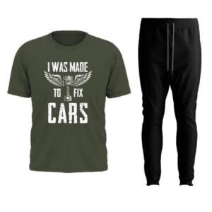 Mechanic I Was Made To Fix Cars Tracksuit - Image 4