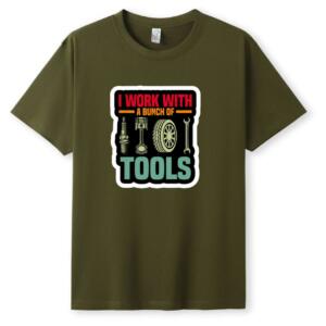 Mechanic I Work With Bunch Of Tools T-Shirt - Image 6