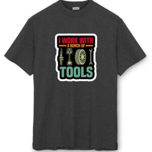 Mechanic I Work With Bunch Of Tools T-Shirt - Image 3