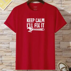 Mechanic Keep Calm I'll Fix It T-Shirt - Image 6