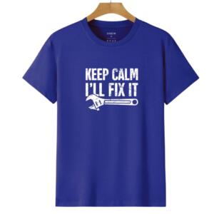 Mechanic Keep Calm I'll Fix It T-Shirt - Image 2