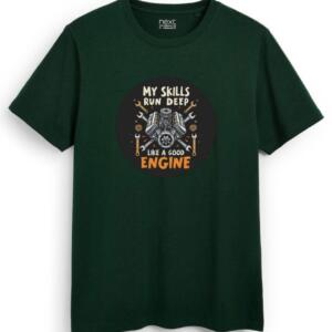 Mechanic My Skills Run Deep Like A Good Engine T-Shirt - Image 7