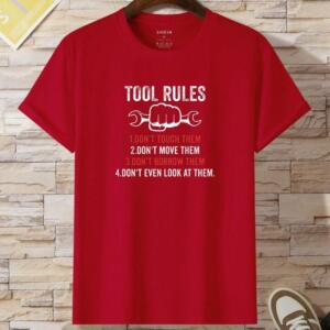 Mechanic Tool Rules T-Shirt - Image 8