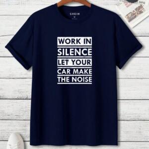 Mechanic Work In Silence Let Your Car Make Noise T-Shirt - Image 3