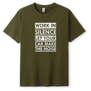 Mechanic Work In Silence Let Your Car Make Noise T-Shirt - Image 5