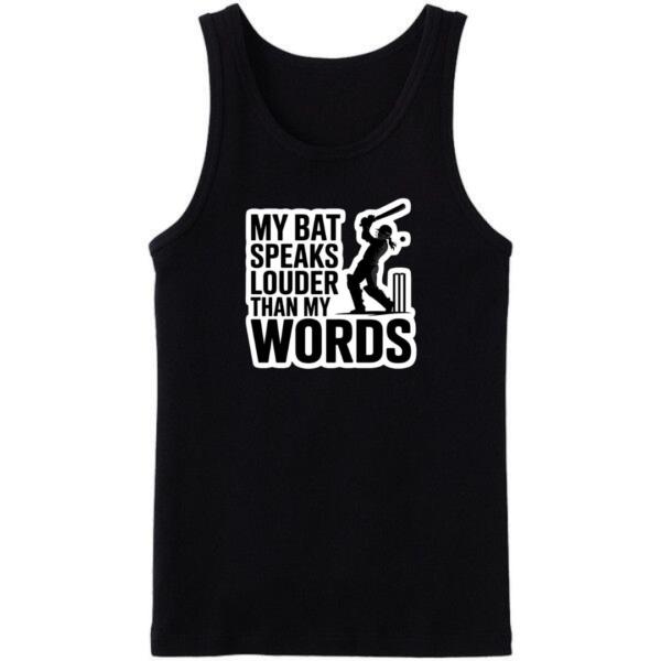 My Bat Speaks Louder Than My Words Tanktop