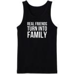 Real Friends Turn Into Family Tanktop
