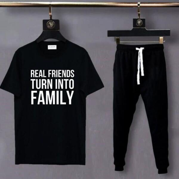 Real Friends Turn Into Family Tracksuit Real Friends Turn Into Family Tracksuit