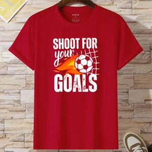 Shoot Your Goals T-Shirt - Image 4