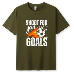 Shoot Your Goals T-Shirt - Image 5