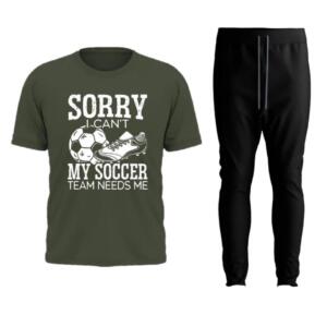 Sorry I Can't My Soccer team Needs Me Tracksuit - Image 4