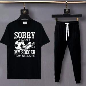 Sorry I Can't My Soccer team Needs Me Tracksuit