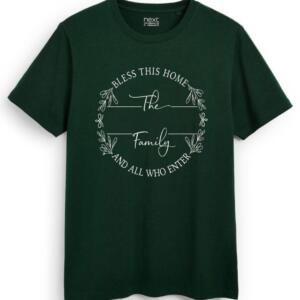 The Family Bless This Home And All Who Enter T-Shirt - Image 7