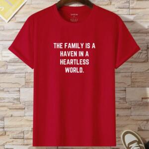 The Family Is A Heaven In A Heartless World T-Shirt - Image 6