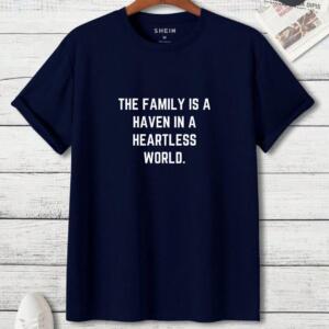 The Family Is A Heaven In A Heartless World T-Shirt - Image 5