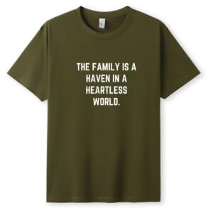 The Family Is A Heaven In A Heartless World T-Shirt - Image 3