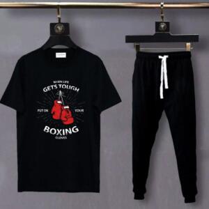 When Life Gets Tough Put On Boxing Gloves Tracksuit