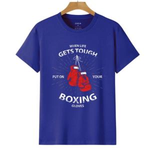 When Life Gets Tough Wear Boxing Gloves T-Shirt - Image 6