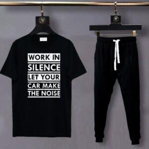 Work In Silence Let Your Make Noise Tracksuit