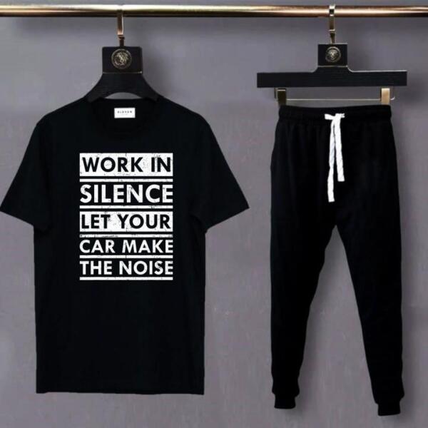 Work In Silence Let Your Make Noise Tracksuit