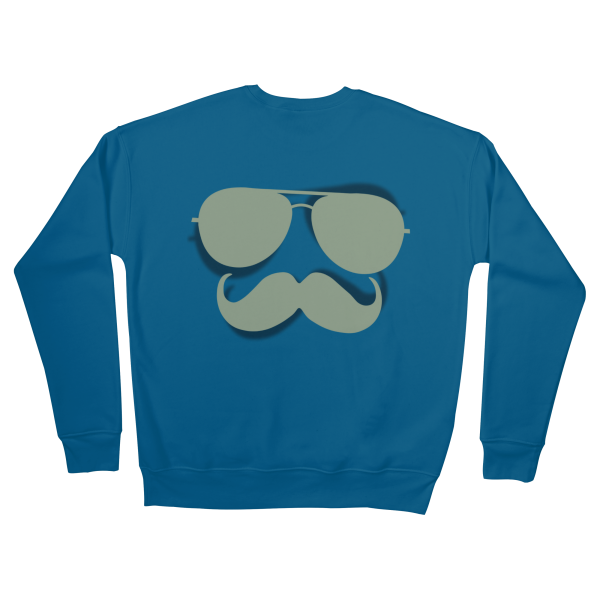 Glasses and Mustache Sweatshirts