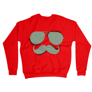 Glasses and Mustache Sweatshirts
