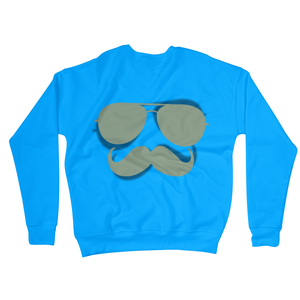 Glasses and Mustache Sweatshirts