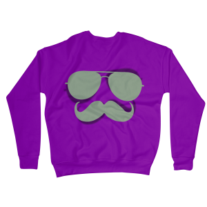 Glasses and Mustache Sweatshirts