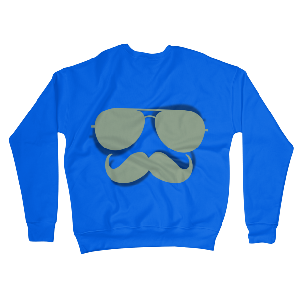 Glasses and Mustache Sweatshirts