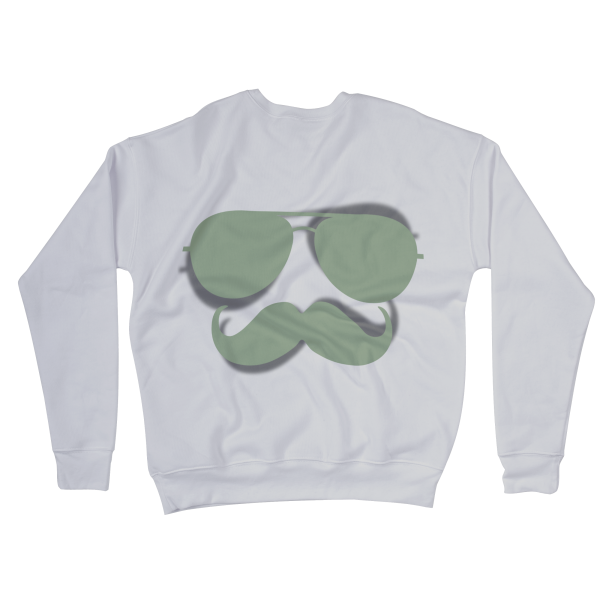 Glasses and Mustache Sweatshirts