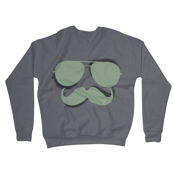Glasses and Mustache Sweatshirts