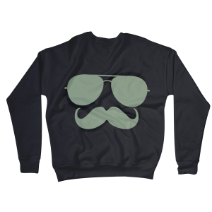 Glasses and Mustache Sweatshirts