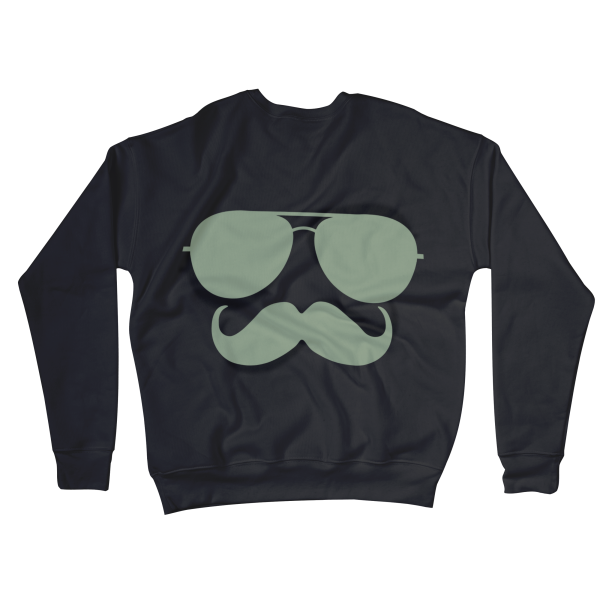 Glasses and Mustache Sweatshirts