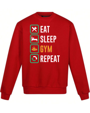 Eat Sleep Gym Repeat Sweatshirt