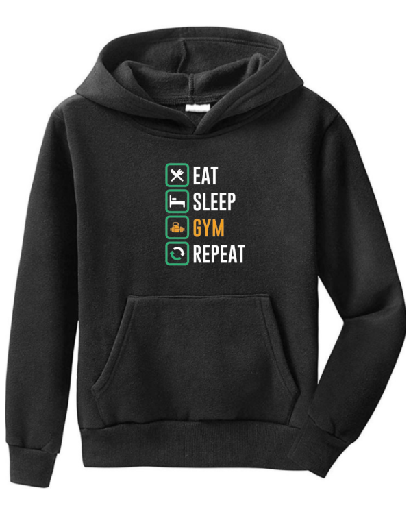 Eat Sleep Gym Repeat Hoodie