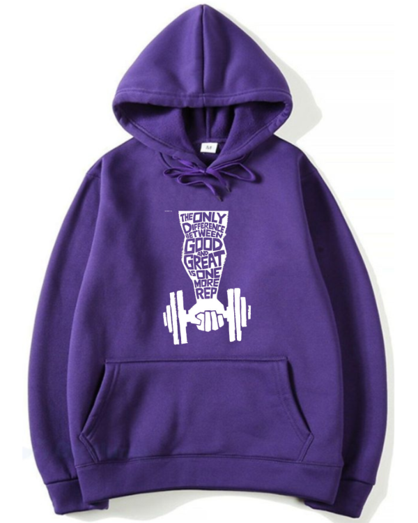 Only Difference Between Good And Great Is One More Rep Hoodie
