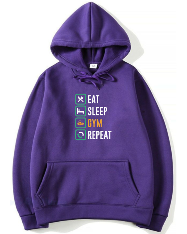 Eat Sleep Gym Repeat Hoodie