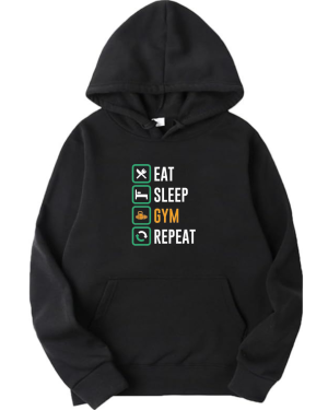 Eat Sleep Gym Repeat Hoodie