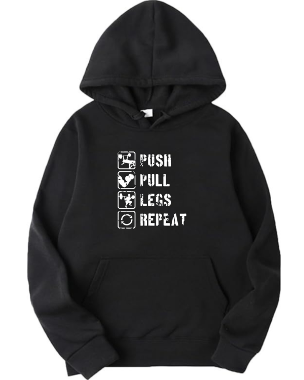 Push Pull Legs Repeat Hoodie