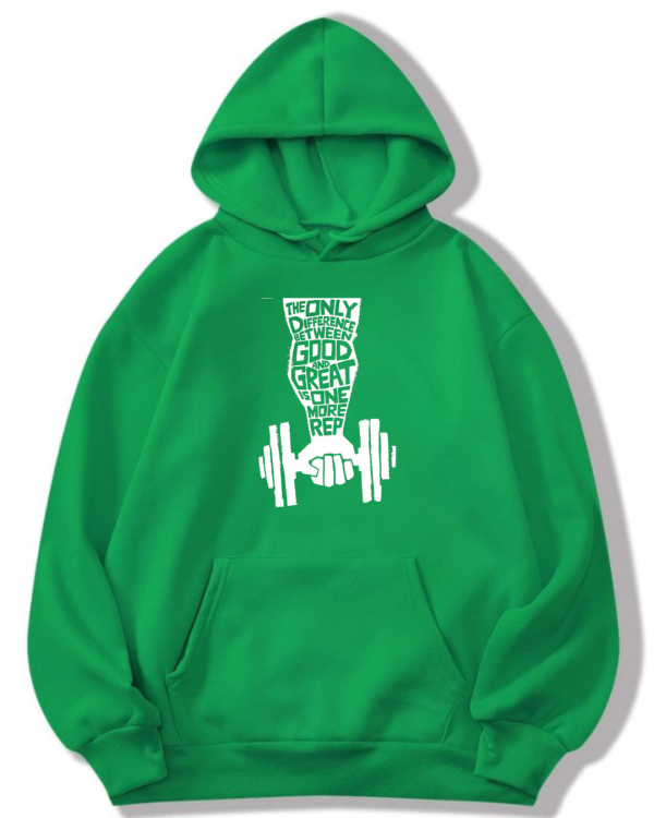 Only Difference Between Good And Great Is One More Rep Hoodie
