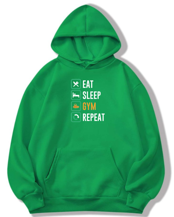 Eat Sleep Gym Repeat Hoodie