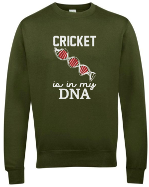 Cricket Is In My DNA Sweatshirt - Image 8