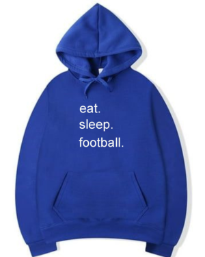 Eat Sleep Football Hoodie - Image 3