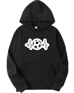 Football Heartbeat Hoodie