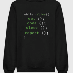 Eat Sleep Code Repeat Sweatshirt